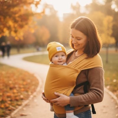 Bonnet bebe jaune pour sorties hivernales en toute sécurité