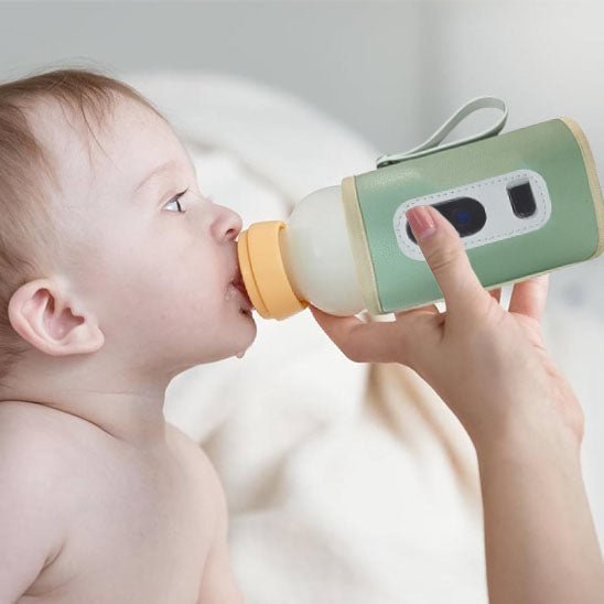 Chauffe biberon nomade mini très pratique et facile à utiliser pour les parents en déplacement