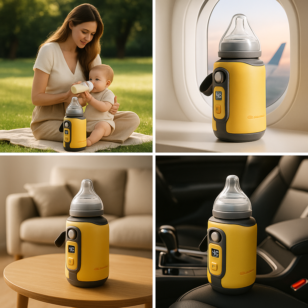 Chauffe biberon portable le meilleur choix pour accompagner bébé lors de toutes les aventures
