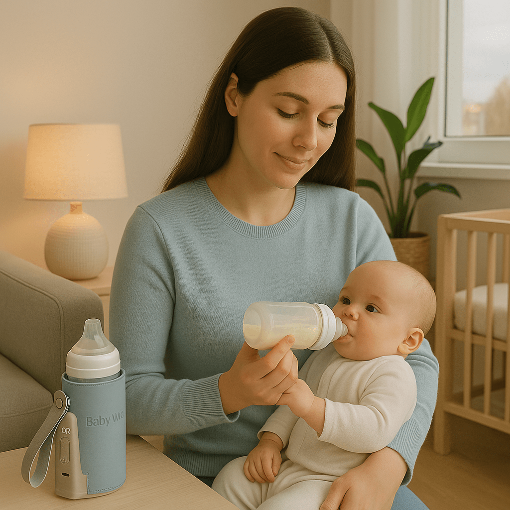 Chauffe biberon portable pratique pour nourrir bébé aussi bien à l’intérieur qu’à l’extérieur