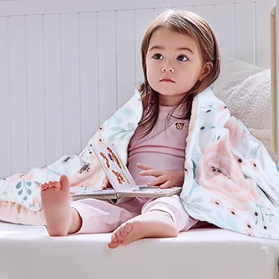 couverture-bébé-polaire-fille-durable