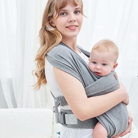 Echarpe de portage pour bébé au style élégant et chic, offrant un confort optimal et une sécurité maximale