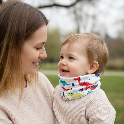 Tour de cou enfant cocon doux cache cou en coton chaud confortable pour l'hiver