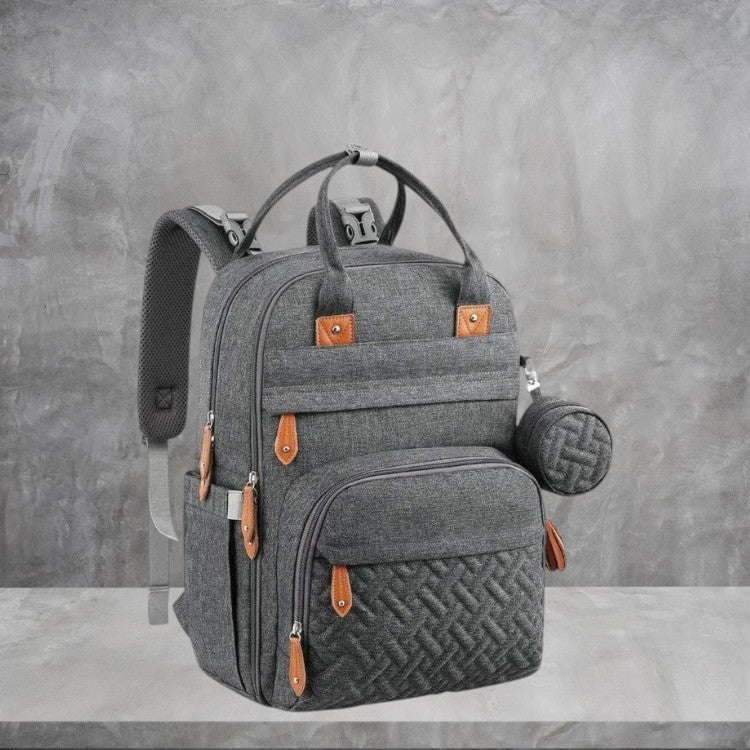 sac-à-dos-à-langer-gris-foncé