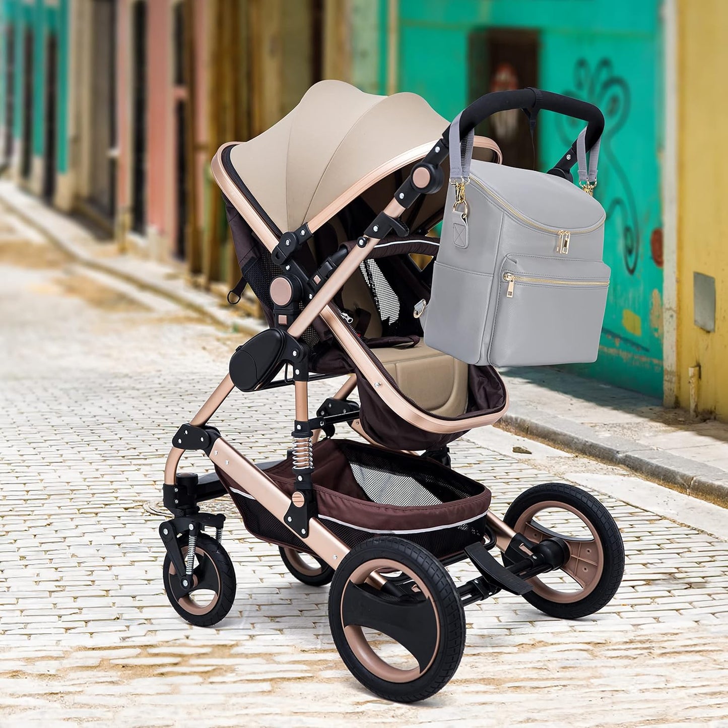 SAC À LANGER | CuirLuxe™ - Paradis de Bébé