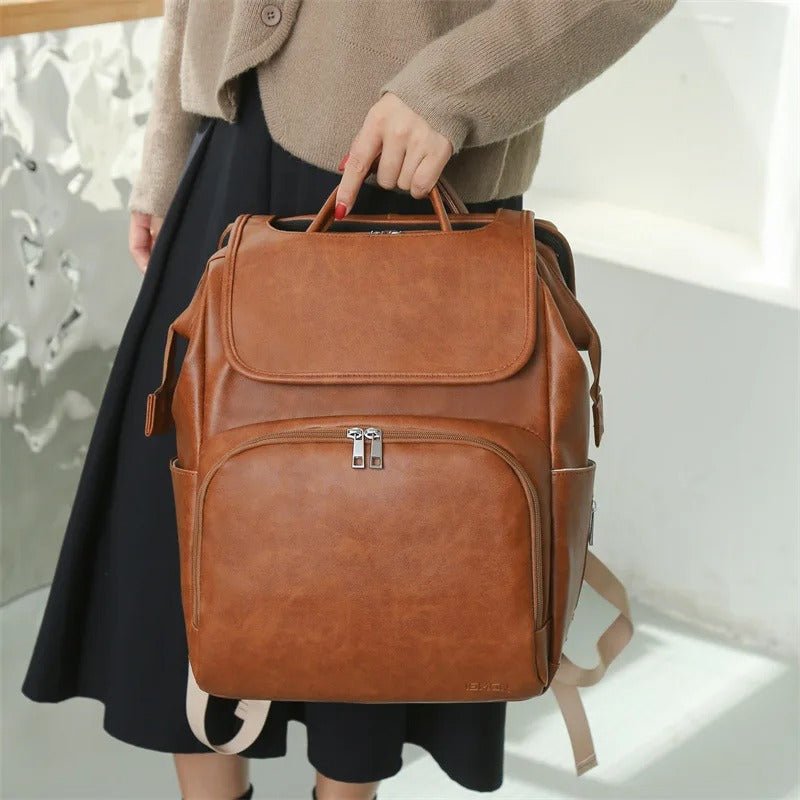 SAC À LANGER LUXE | CuirÉlégance™ - Paradis de Bébé
