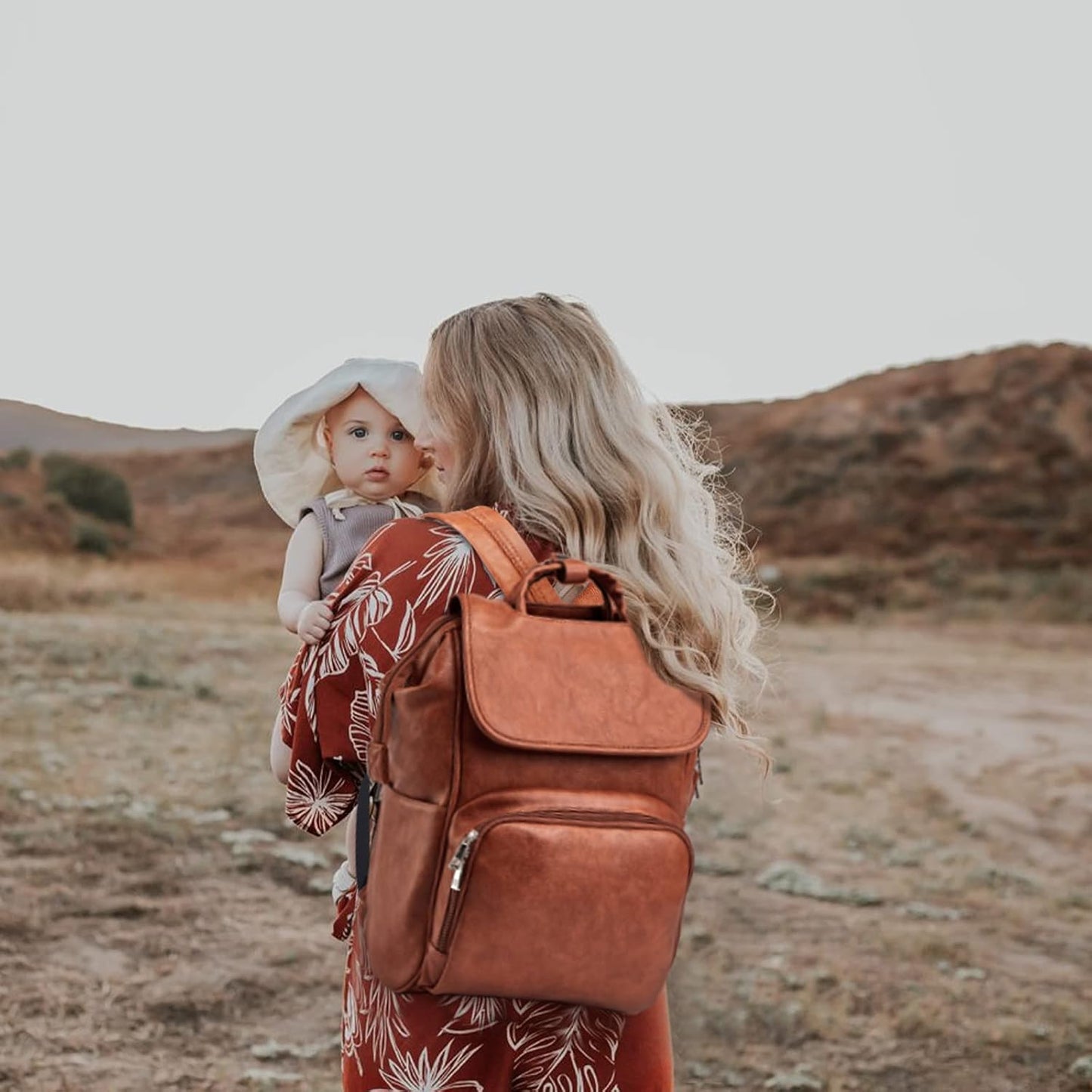 SAC À LANGER LUXE | CuirÉlégance™ - Paradis de Bébé