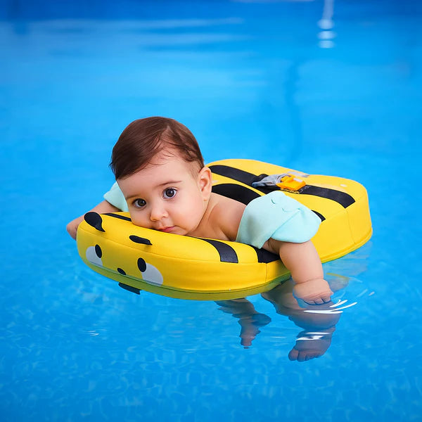 Bouee bebe sans pare soleil avec option détachable pour utilisation flexible en piscine ou plage