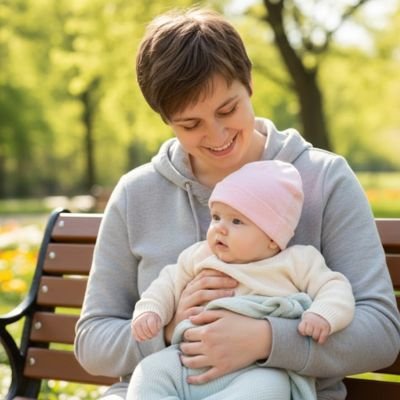 Bonnet bébé fille rose doux et chaud pour hiver