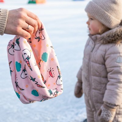 Cache cou enfant pratique et facile à enfiler