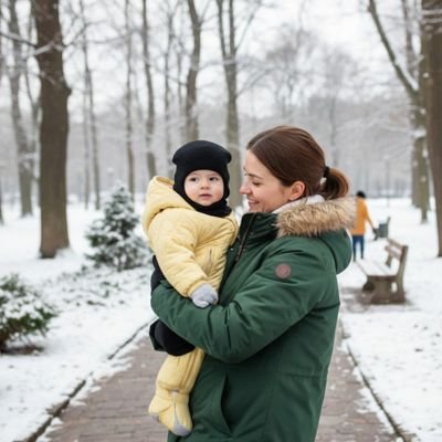 Cagoule bebe noire moderne unisexe