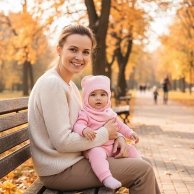Cagoule bebe rose mignonne