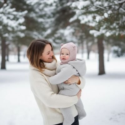 Cagoule pour bebe chaud pour hiver