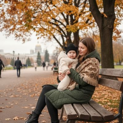 Cagoule pour bebe noir chaud sortie hivernal