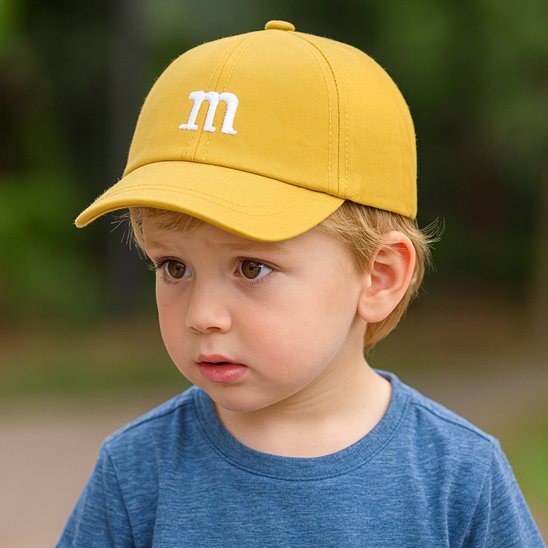 Casquette bebe jaune