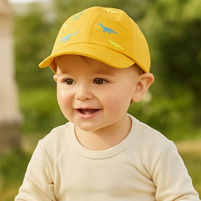 Casquette bebe unisexe motif dinosaure design adorable et confortable