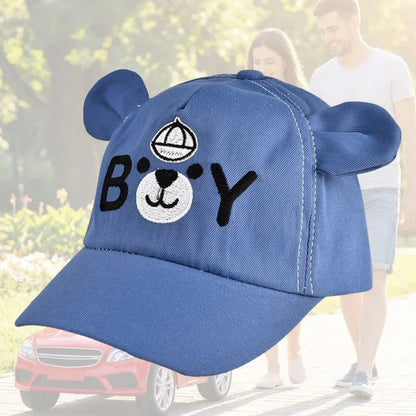 Casquette pour bebe bleu au design adorable