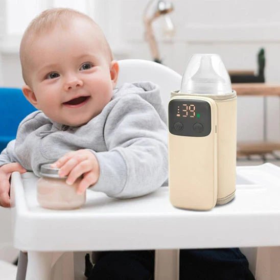 Chauffe biberon nomade au design élégant et agréable à utiliser