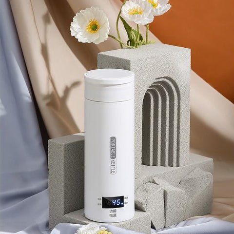 Chauffe-biberon nomade multi-chauffe blanc avec affichage numérique