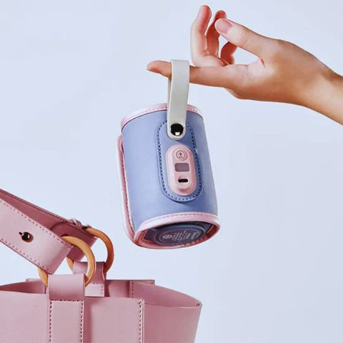 Chauffe-biberon rechargeable portable compact et facile à transporter idéal pour les sorties, voyages et promenades avec bébé