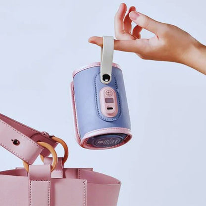 Chauffe-biberon rechargeable portable compact et facile à transporter idéal pour les sorties, voyages et promenades avec bébé