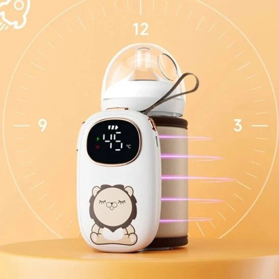 Chauffe-biberon rechargeable léger, rapide et facile à utiliser idéal pour chauffer le lait de bébé en déplacement