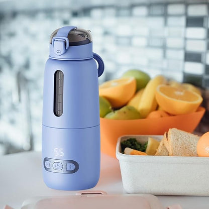 Chauffe biberon portable modèle pratique avec alimentation usb et plusieurs niveaux de températures