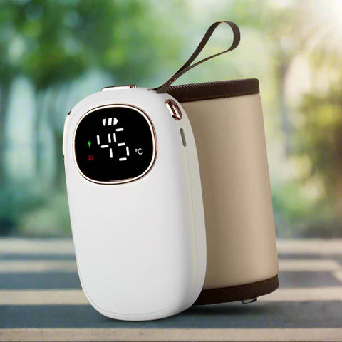 Chauffe-biberon portable rechargeable idéal pour les voyages et sorties avec bébé