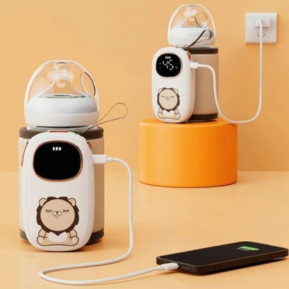 Chauffe-biberon rechargeable portable USB avec batterie intégrée idéal pour les voyages avec bébé