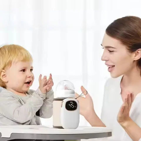 Chauffe-biberon rechargeable USB avec température réglable pour maman et bébé heureux lors des sorties