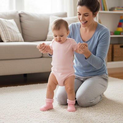 Chaussure bebe souple rose élégance et style 