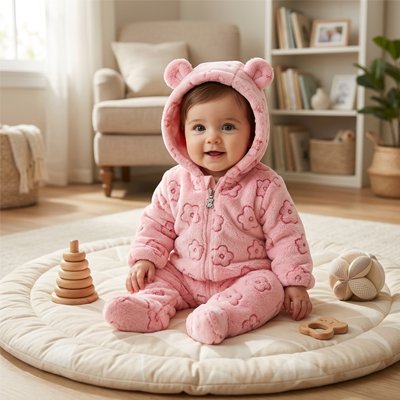 Combinaison bébé fille cocon de douceur pour les journées froides
