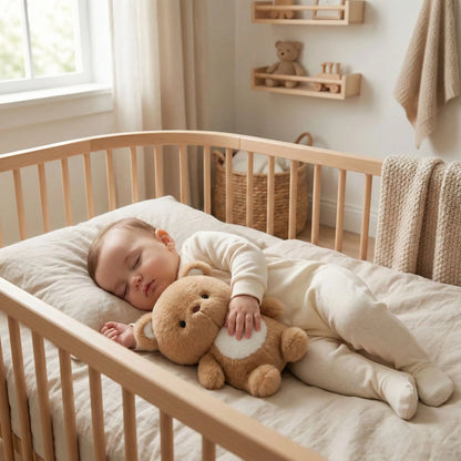 Doudou ours doux pour bébé, compagnon tendre et réconfortant pour câlins et sommeil