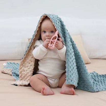 Couverture bébé anti-allergie pour peau sensible douce et confortable
