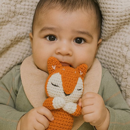 Doudou bebe modèle renard mignon, compagnon doux et sécurisant pour bébé