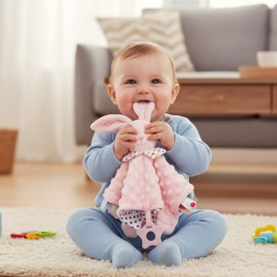 Doudou bebe ultra doux pour nouveau-né
