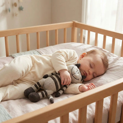 Doudou chat marron, ami fidele pour bébé, peluche douce pour accompagner le sommeil