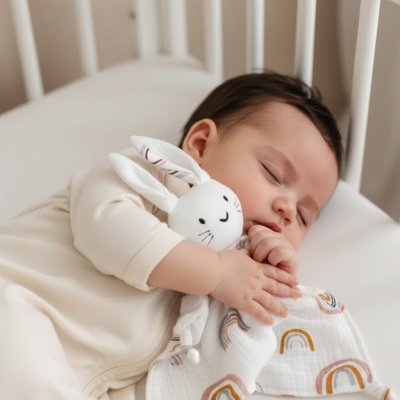 Doudou lapin ami fidèle et inséparable, compagnon réconfortant pour bébé 