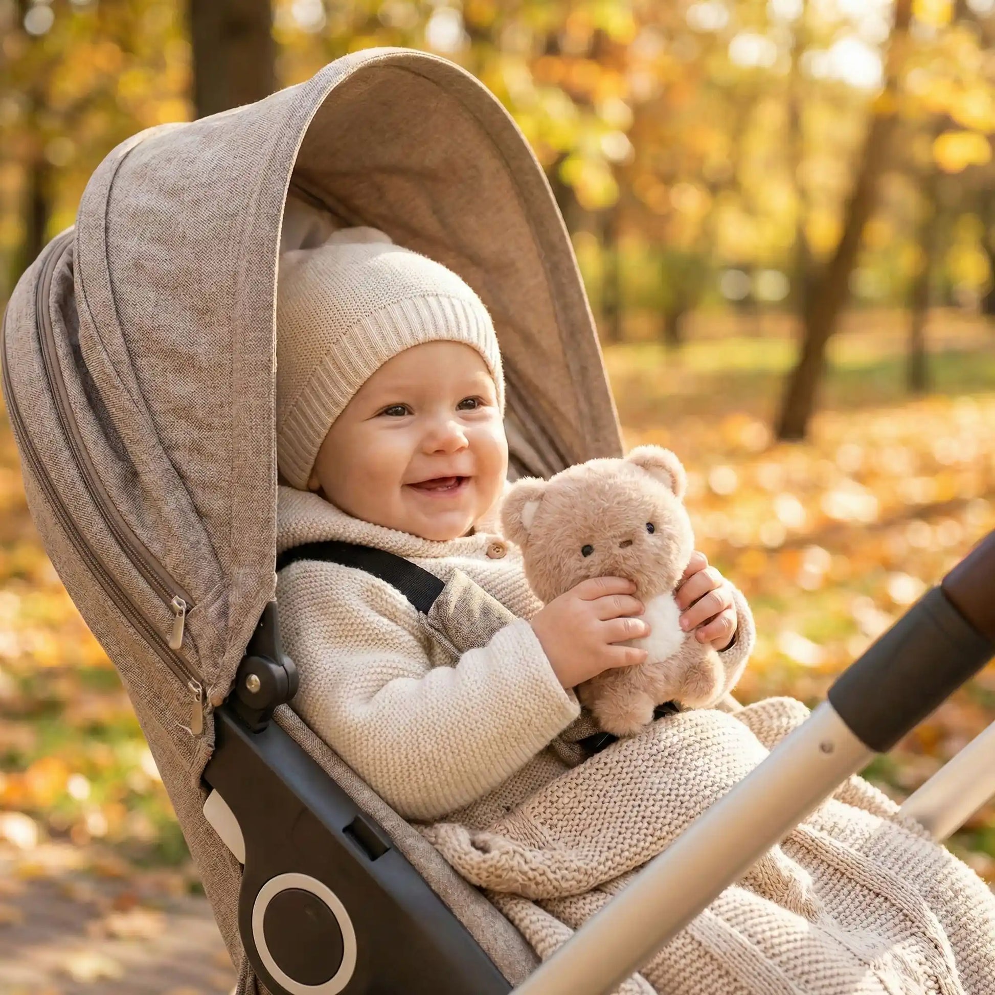 Doudou ours pour bébé, petit peluche câlin pour réconforter et accompagner votre enfant