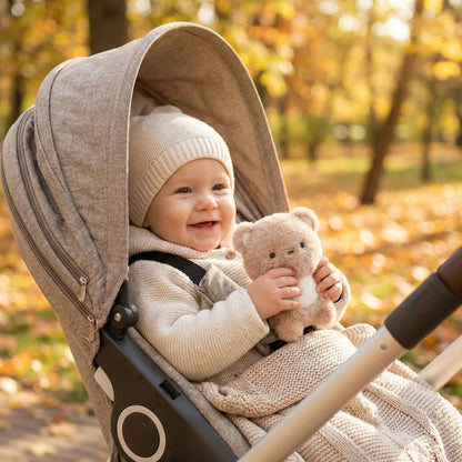 Doudou ours pour bébé, petit peluche câlin pour réconforter et accompagner votre enfant