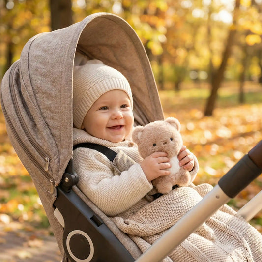 Doudou ours pour bébé, petit peluche câlin pour réconforter et accompagner votre enfant