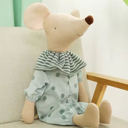 Doudou souris lavable, durable et de qualité supérieure pour un compagnon sûr et doux