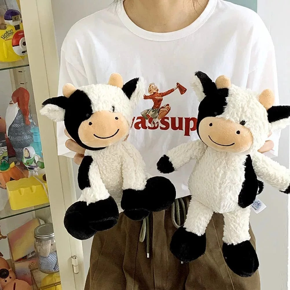 peluche doudou vache douce pour bébé idéale pour les calins