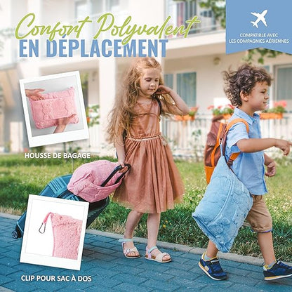 Couverture bébé idéale pour le voyage, douce, chaude et pratique