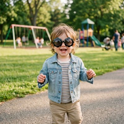 Lunette de soleil bébé au design adorable et confortable pour les sorties en extérieur