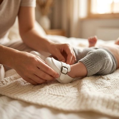 Mocassins bébé pour les premiers pas