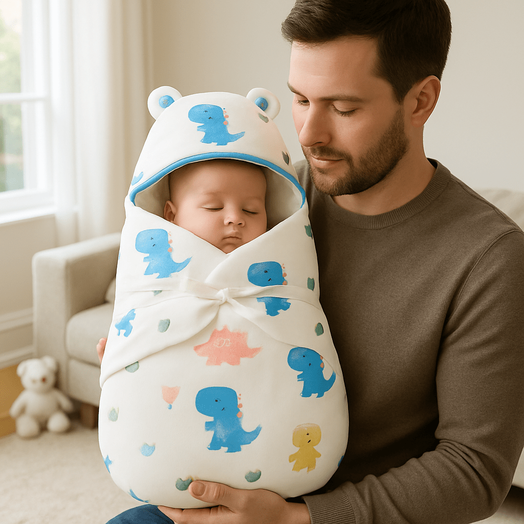 Nid d’ange bébé | NidNoma™ - Bleu - Paradis de Bébé