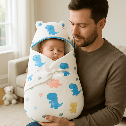 Nid d’ange bébé | NidNoma™ - Bleu - Paradis de Bébé