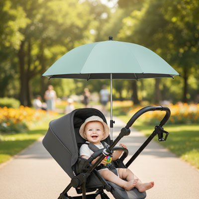 Ombrelle pour poussette​ bébé anti-UV
