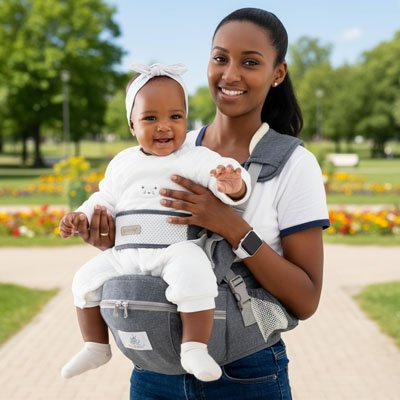 Porte bébé ergonomique confortable pour parent et bébé 